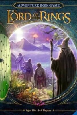 Ravensburger Lord of the Rings - Libro di avventura per famiglie coinvolgenti, giochi da tavolo per bambini e adulti, dai 10 anni in su, da 1 a 4 giocatori, nero