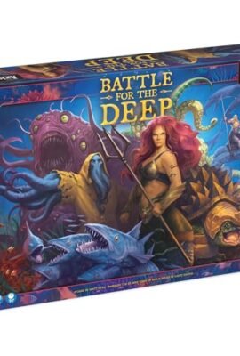 Renegade Game Studios Battle for the Deep – Axis & Allies Powered Underwater Strategy Board Game, 2v2 Tactical Warfare, 100+ Miniatures, 2-4 Players, Ages 14+