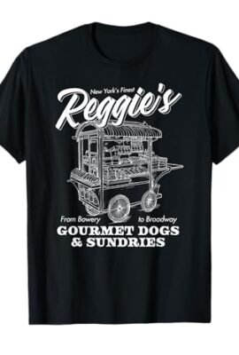 Ripple Junction Reggie's Hot Dog Cart NYC Tourist Graphic Maglietta