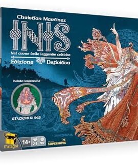 Studio Supernova - Inis Big Box - Gioco di controllo territorio completo dell'espansione Stagioni di Inis, 2-5 giocatori, 14+, Edizione in italiano