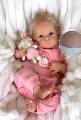 Anano Bambole Reborn In Silicone 45cm Bambola Reborns Femmina Tutta In Silicone Morbido Neonato Realistica Bambole Che Sembra Vera Femmina Neonato Bambolotti Per Bambina