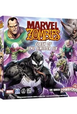 Asmodee - Marvel Zombies: Clash of the Sinister Six, Espansione Gioco da Tavolo, 14+ Anni, 1-6 Giocatori, Edizione in Italiano