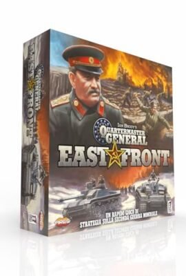 Asmodee - Quartermaster East Front, Gioco da Tavolo di Strategia per 2 Giocatori, 14+ Anni, Edizione in Italiano