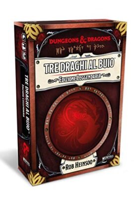 Asmodee Tre Draghi al Buio, Edizione Leggendaria - Gioco di Carte, 2-6 Giocatori, 14+ Anni, Edizione in Italiano