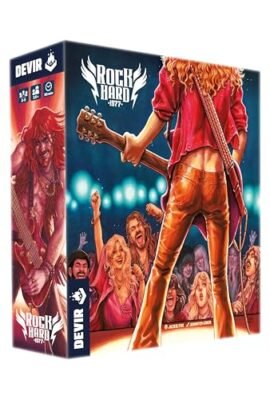 DEVIR - Rock Hard: 1977- Set Collection e gioco di posizionamento dei lavoratori - Gioco per famiglie per adulti e ragazzi più grandi, da 2 a 5 giocatori, dai 14 anni in su