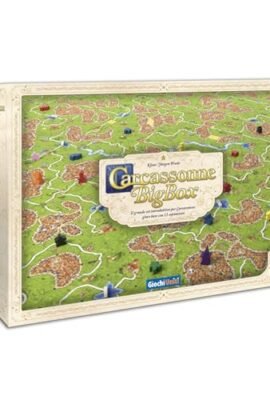 Giochi Uniti - Carcassonne Big Box 2022, Carcassonne, Gioco da tavolo, 2-6 Giocatori, 7+ Anni, Edizione Italiana, GU729 [nuova versione]