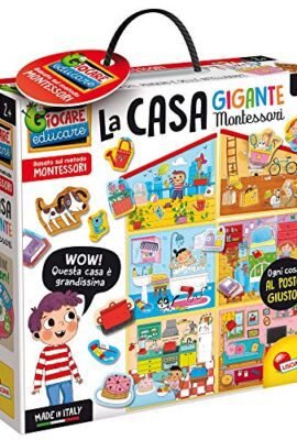 Liscianigiochi, Montessori La Casa Gigante Gioco Educativo Prescolari, Multicolore, 85644, ‎28.5 x 28.5 x 6.7 cm, 700 grammi