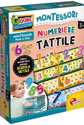 Liscianigiochi Montessori Numeriere Tattile, 72453, da 3 a 6 anni