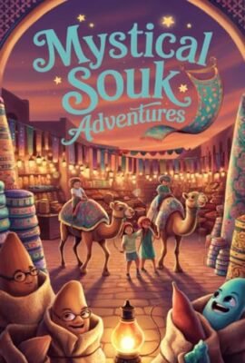 Mystical Souk Adventures: A Whimsical Coloring Journey Through Magical Markets and Ancient Tales