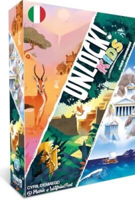 Asmodee - Unlock! Kids - Storie Leggendarie - Edizione in Italiano Escape Room da Tavolo, 6+ Anni, 1-4 Giocatori