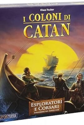 Giochi Uniti Esploratori e Corsari – Gioco da Tavolo, Espansione per Catan, 3-4 Giocatori, 10+ Anni, GU698, Edizione Italiana, Multicolore