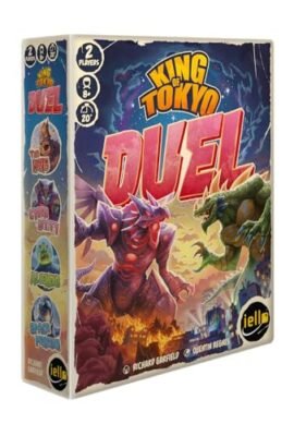 IELLO: King of Tokyo: Duel - Gioco da tavolo per due giocatori, divertente e tattico gioco di dadi giganti, strategia classica, età 8+, 2 giocatori, 20 minuti