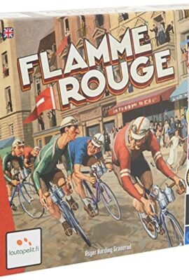 Lautapelit , Flamme Rouge , Board Game , Ages 8+ , 2-4 Players , 30-45 Minute Playing Time