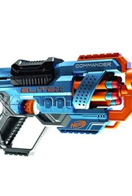 Nerf Elite 2.0 Commander RD-6 Dart Blaster, 36 Nerf Elite Darts, 18-Dart Clip, Outdoor Toys for Kids