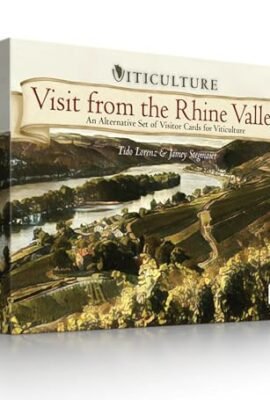 Stonemaier Games, Visit from the Rhine Valley: Viticulture Exp, Board Game Expansion, Ages 12+, 1-6 Players, 60-90 Minutes Playing Time