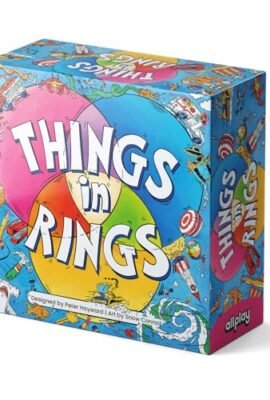 Things in Rings Board Game – Logic and Deduction Party Game for 2-6 Players, Ages 6+, Small Box Big Game Series