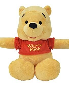 Simba 6315874995 - Peluche Disney Winnie the Puuh Flopsie Refresh, Pooh, 25 cm, adatto a partire dai primi mesi di vita, peluche