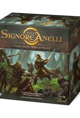 Asmodee, Il Signore degli Anelli: Viaggi nella Terra di Mezzo, Gioco da Tavolo con App, 1-5 Giocatori, 14+ Anni, Edizione in Italiano