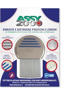 PETTINE PIDOCCHI ASSY 2000 - TRATTAMENTO PROFESSIONALE PEDICULOSI
