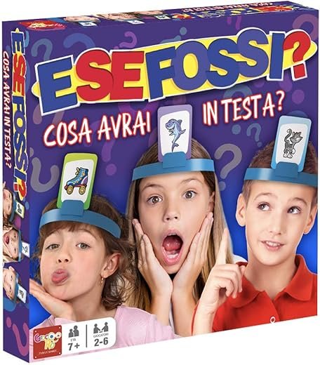 Rocco Giocattoli E Se Fossi?, &lrm;Gioco da tavolo indovina chi sei, gioco di societ&agrave; per famiglie