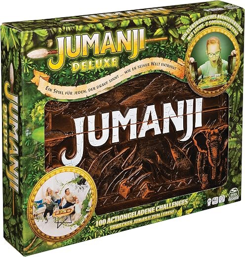 Editrice Giochi, Jumanji Deluxe il gioco, in versione elettronica per vivere da protagonisti il classico gioco da tavolo di avventura, ora con luci e suoni, 8+