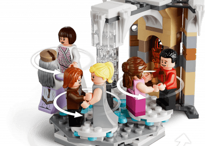 Detail of the stump dance from the LEGO Harry Potter set Hogwarts Clock Tower 75948