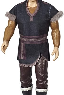 Image of Hasbro Frozen Disney Kristoff Fashion Doll with Brown Dress, Inspired by the Movie *Frozen 2*