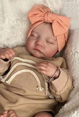 Anano Reborn Silicone Dolls for Girls – 48 cm (19 inch), Full-Body Bath-Safe Silicone Reborn Doll
