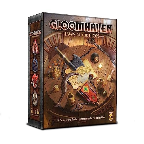 Asmodee - Gloomhaven Seconda Edizione: Jaws of the Lion - Gioco da Tavolo, 1-4 Giocatori, Edizione in Italiano
