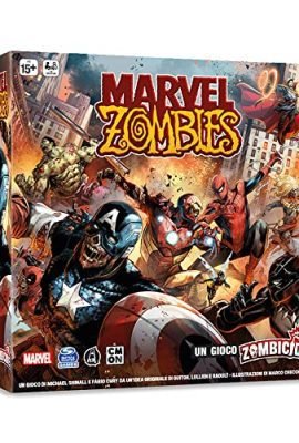 Asmodee – Marvel Zombies – Zombicide Board Game, 1–6 Players, Age 14+, Italian Edition