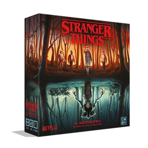 Asmodee - Stranger Things: Il Sottosopra, Gioco da Tavolo, 2-4 Giocatori, 12+ Anni, Edizione in Italiano