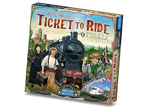 Asmodee - Ticket to Ride: Italia + Giappone - Espansione Gioco da Tavolo per Ticket to Ride e Ticket to Ride Europa, 2-5 giocatori, Edizione in Italiano