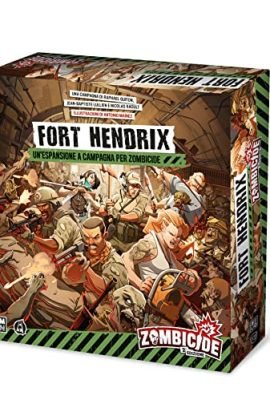 Asmodee – Zombicide, 2nd Edition: Fort Hendrix Expansion Board Game, Italian Edition, 8490