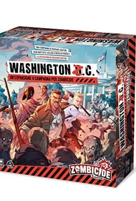 Asmodee – Zombicide, 2nd Edition: Washington Z.C. – Board Game Expansion, 1–6 Players, Italian Edition