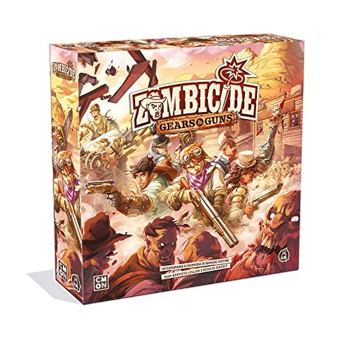 Asmodee - Zombicide Undead or Alive: Gears & Guns, Espansione Gioco da Tavolo, 14+ anni, 1-6 Giocatori, Edizione in Italiano