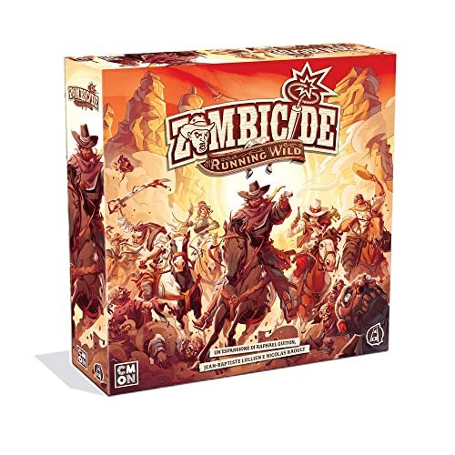 Asmodee - Zombicide Undead or Alive: Running Wlid, Espansione Gioco da Tavolo, 14+ anni, 1-6 Giocatori, Edizione in Italiano