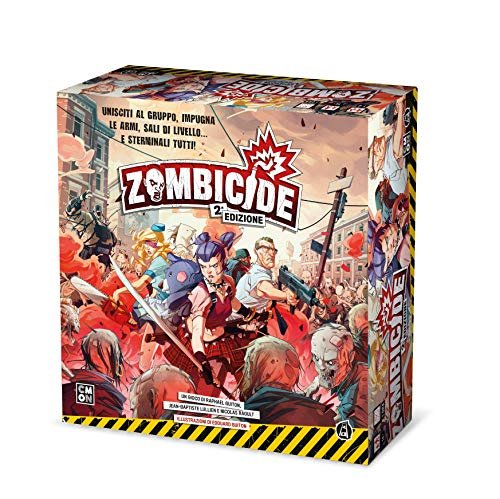 Asmodee, Zombicide, Seconda Edizione, Gioco da Tavolo Collaborativo, 1-6 Giocatori, 14+ Anni, Edizione in Italiano