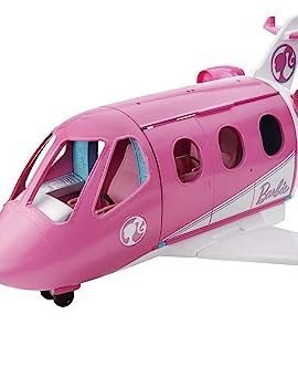 Barbie Dream Airplane with Pilot, Playset with Vehicle and Blonde Doll Included, Toy for Children Aged 3+ Years, GJB33