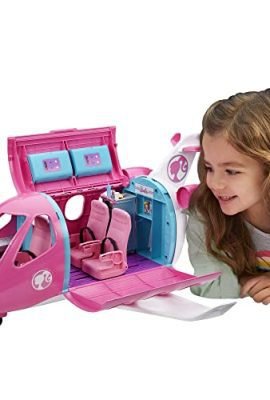 Barbie Dream Airplane Playset with Vehicle and Accessories, Doll Not Included, Toy for Kids 3+ Years, GDG76