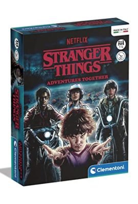 Clementoni - 16636 - Stranger Things - Adventures Together - Board Game, Netflix Family Board Game, Boxed Game for 1–4 Players, Ages 14–99, Made in Italy, Multicolor