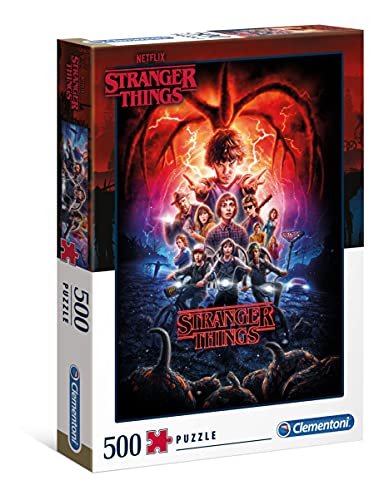 Clementoni - 35087 - Puzzle Stranger Things - Made in Italy - puzzle adulti 500 pezzi