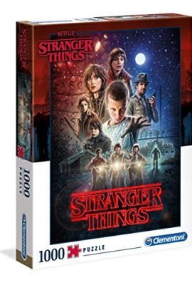 Clementoni 1-1000 Pieces Stranger Things Puzzle, Multicolor, 1000-Piece Vertical Puzzle, 39542