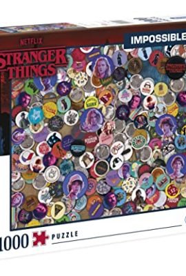 Clementoni Impossible-1000 Pieces Stranger Things Italy Puzzle, Multicolor, 1000 Impossible, 39528