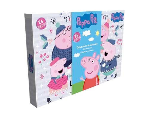 CYP Brands Peppa Pig, Calendario dell'Avvento, Natale, Calendari, Sorprese, Multicolore, Prodotto Ufficiale