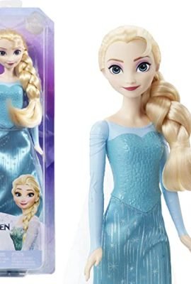 Disney Frozen – Elsa Doll with Exclusive Dress and Movie-Inspired Accessories (Frozen 1), Toy for Kids Ages 3+, HLW47