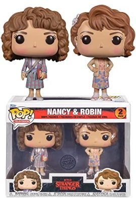 Funko POP! Stranger Things - Exclusive 2-Piece Vinyl Set Featuring Nancy and Robin