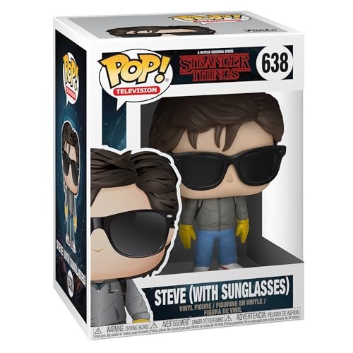 Funko POP! Vinyl: Stranger Things: Steve Harrington With Sunglasses - Figura in Vinile da Collezione - Idea Regalo - Merchandising Ufficiale - Giocattoli per Bambini e Adulti - TV Fans