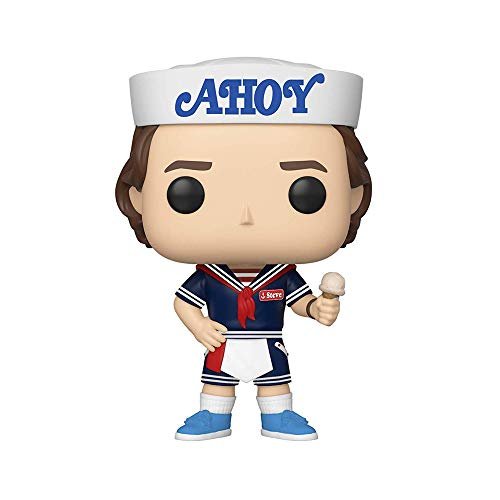 Funko Pop! Vinyl: Television: Stranger Things: Steve Harrington with Hat And Ice Cream - Figura in Vinile da Collezione - Idea Regalo - Merchandising Ufficiale - Giocattoli per Bambini e Adulti