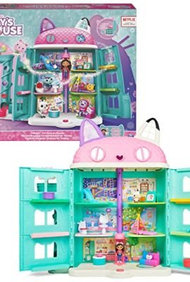 Gabby’s Dollhouse Playset – Gabby’s Dollhouse Toy House with Lights and Sounds, Kids’ Toys for Ages 3 and Up