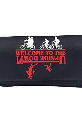 Ginkago Large-Capacity Pencil Case, Canvas, for School & Office, Stationery Bag